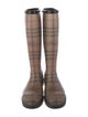 Burberry Rubber Printed Rain Boots