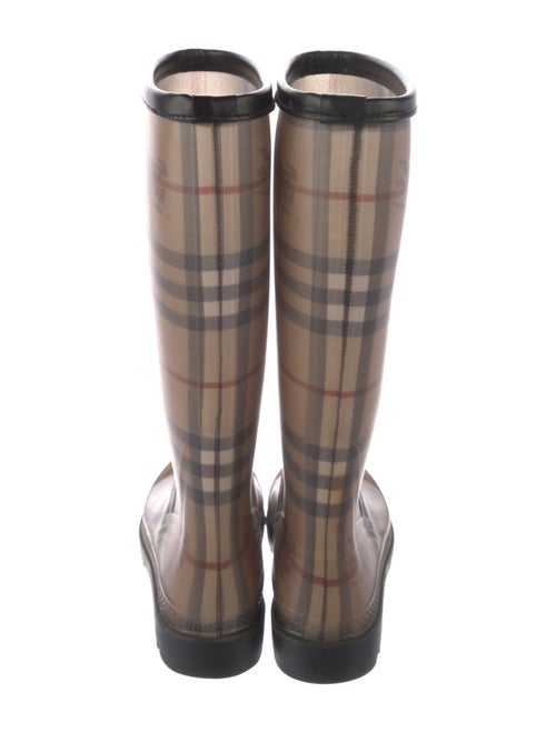 Burberry Rubber Printed Rain Boots