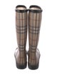 Burberry Rubber Printed Rain Boots