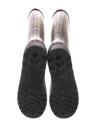 Burberry Rubber Printed Rain Boots