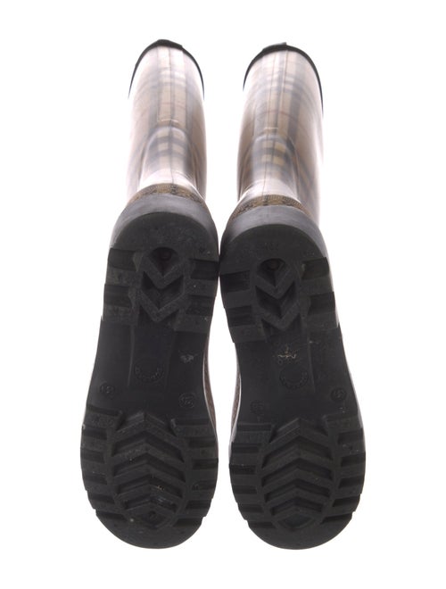 Burberry Rubber Printed Rain Boots