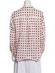 Burberry Linen Printed Button-Up Top