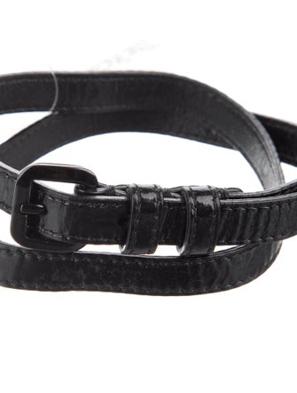 Burberry Skinny Leather Belt
