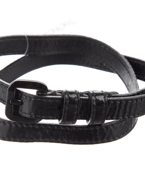 Burberry Skinny Leather Belt