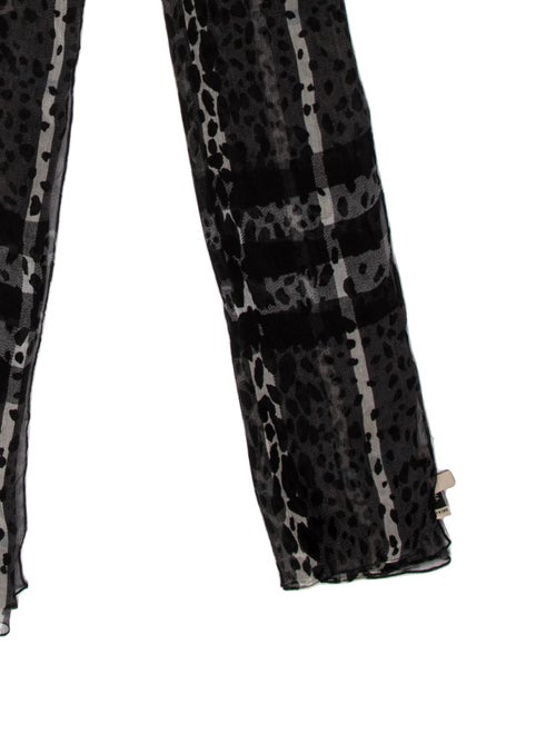 Burberry Silk Animal Print Scarf