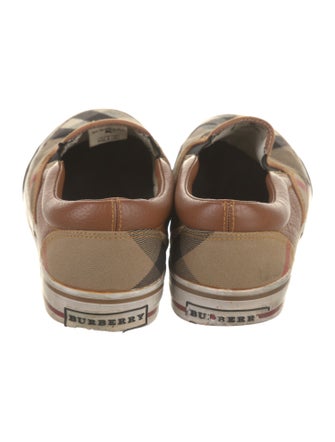 Burberry Canvas Printed Sneakers