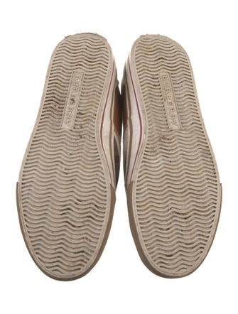 Burberry Canvas Printed Sneakers
