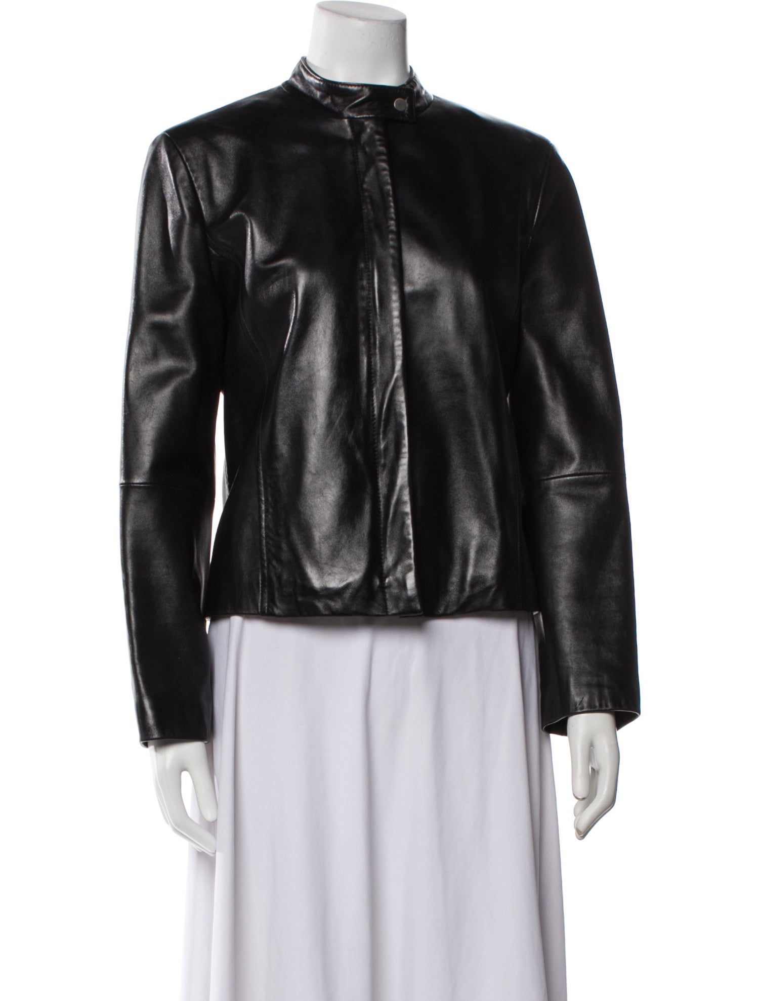 Burberry Leather Biker Jacket