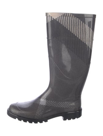 Burberry Rubber Printed Rain Boots