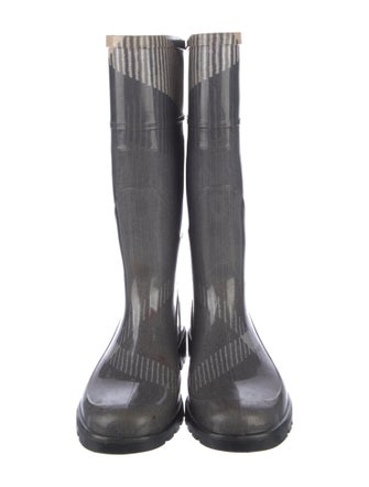 Burberry Rubber Printed Rain Boots