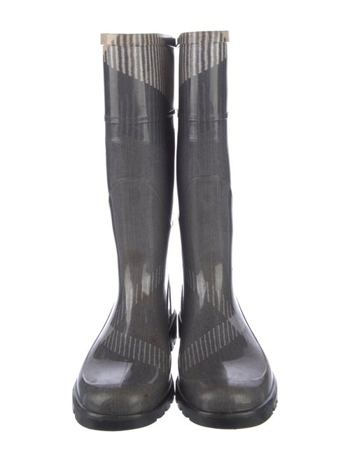 Burberry Rubber Printed Rain Boots
