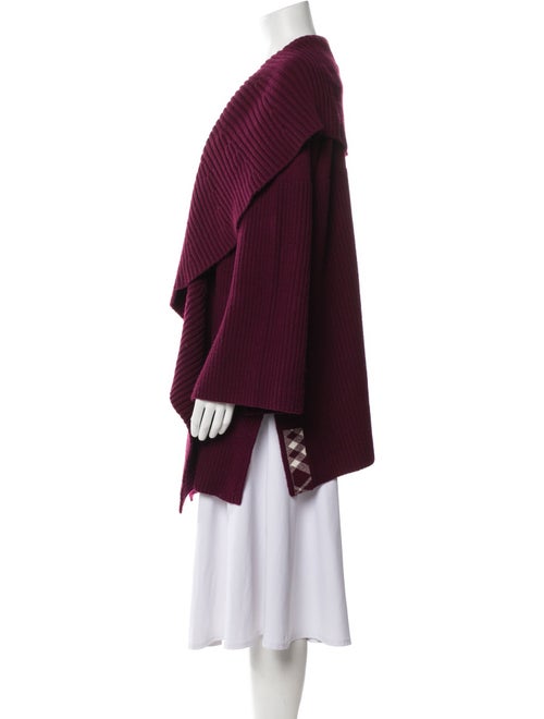 Burberry Wool Open Front Sweater