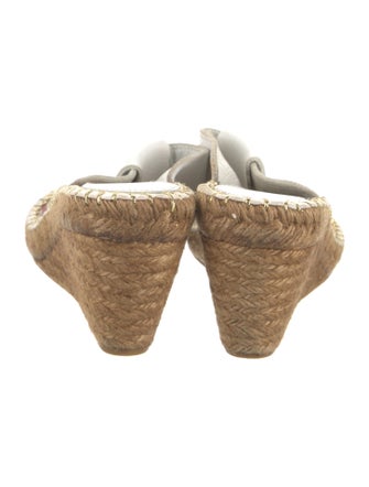 Burberry Leather Espadrilles