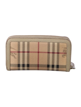 Burberry Horseferry Check Pattern Printed Wallet