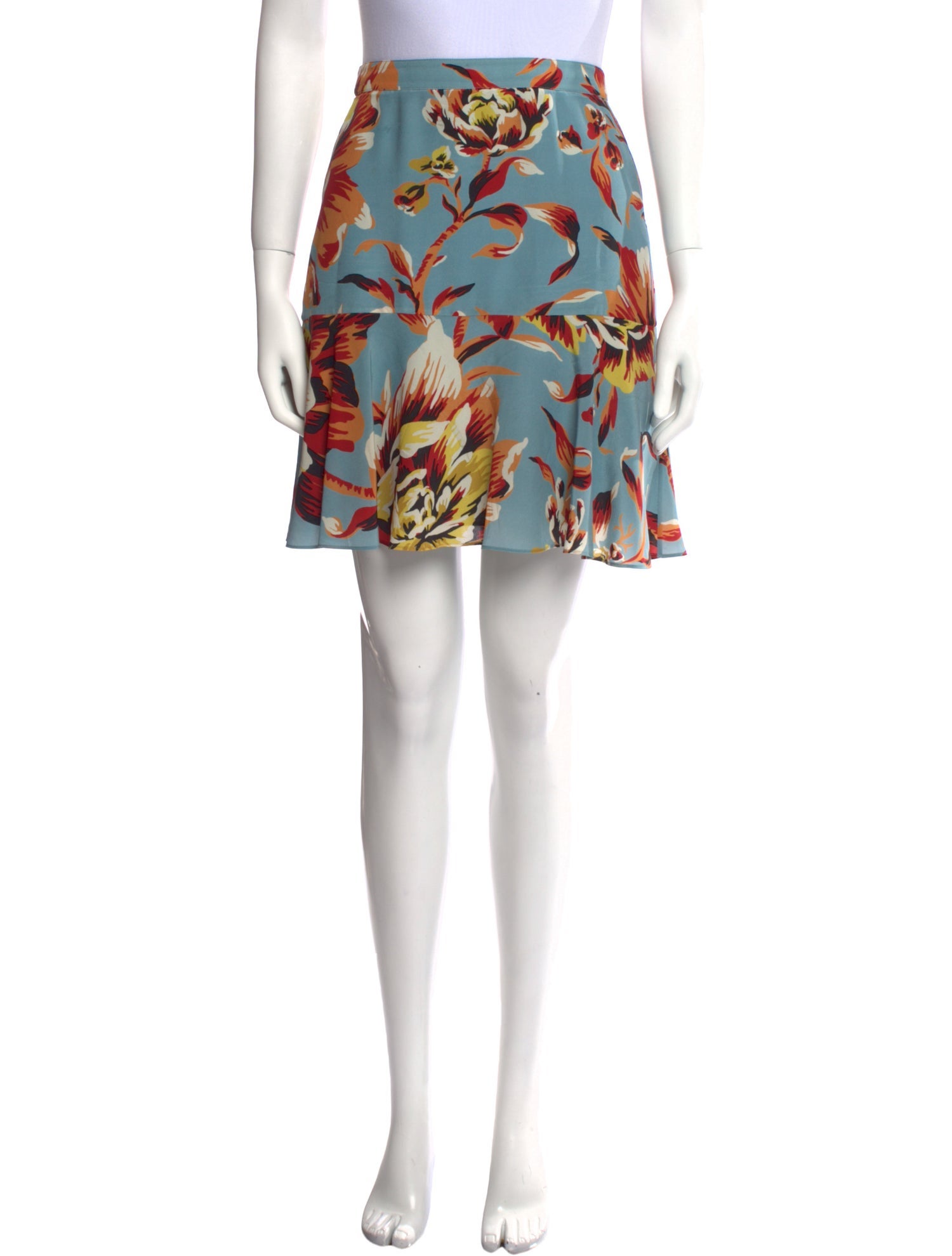 Burberry Silk Mini Skirt