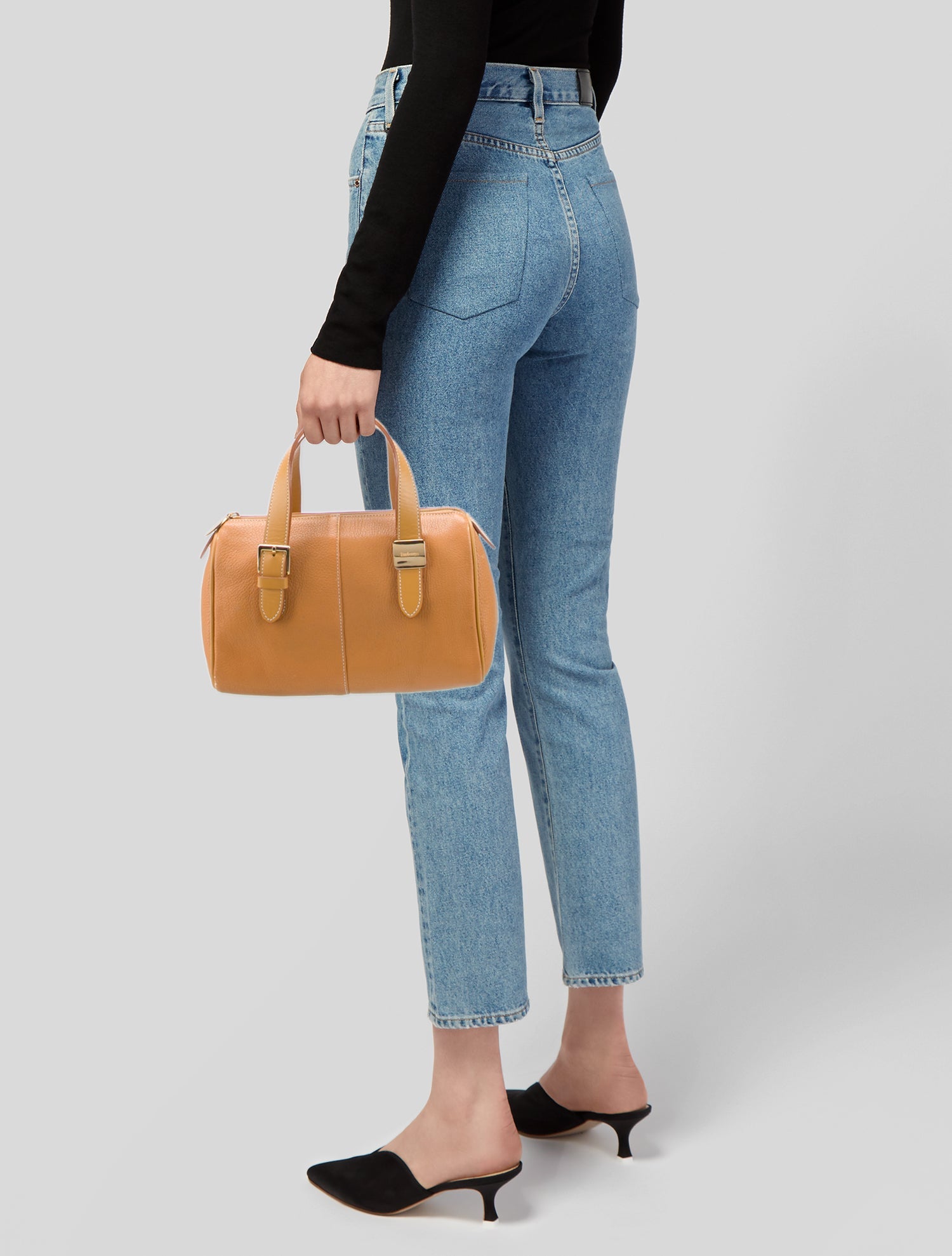 Burberry's Haymarket Check Top Handle Bag Vintage