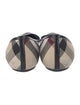 Burberry Nova Check Pattern Canvas Ballet Flats