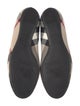 Burberry Nova Check Pattern Canvas Ballet Flats