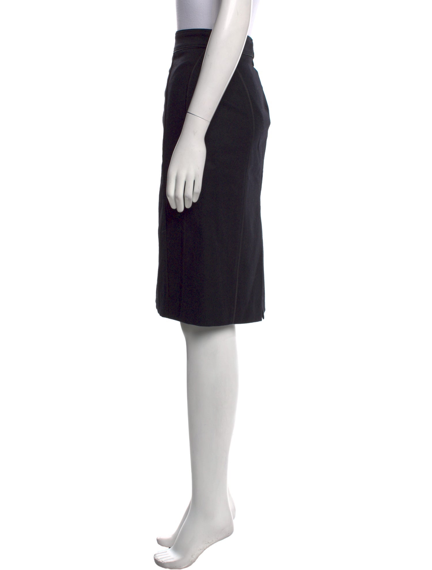 Burberry Virgin Wool Knee-Length Skirt