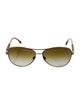 Burberry Aviator Tinted Sunglasses