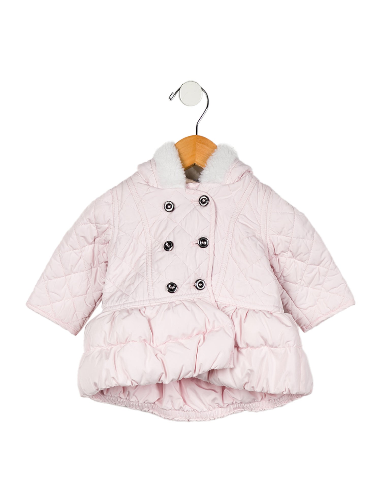 Burberry Infant Girls' Quilted Hooded Jacket