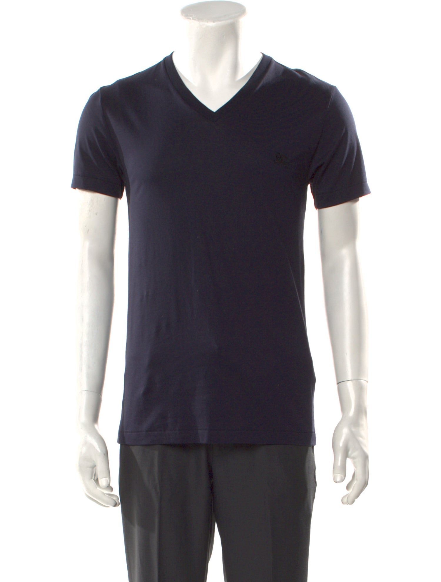 Burberry V-Neck Short Sleeve T-Shirt