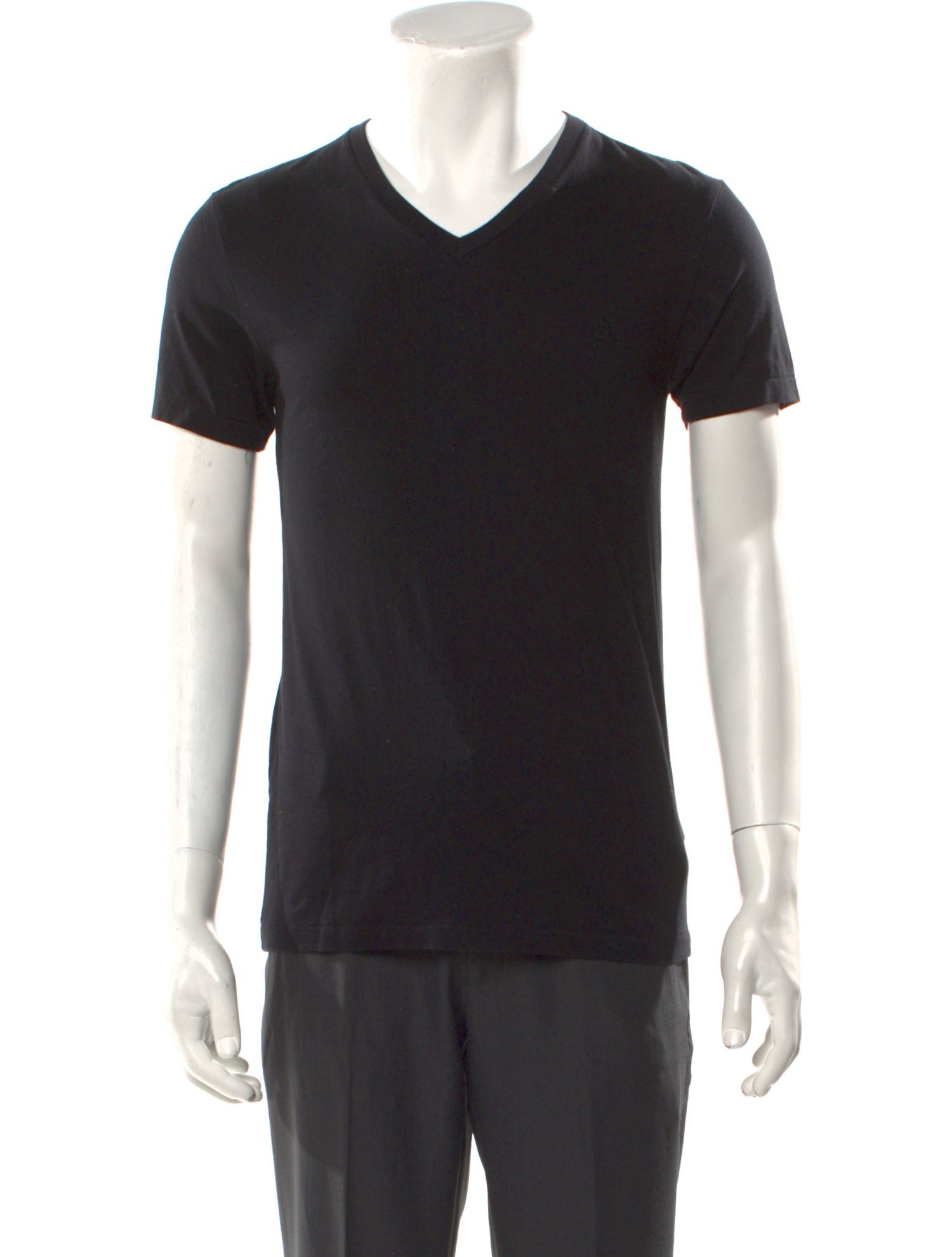 Burberry V-Neck Short Sleeve T-Shirt