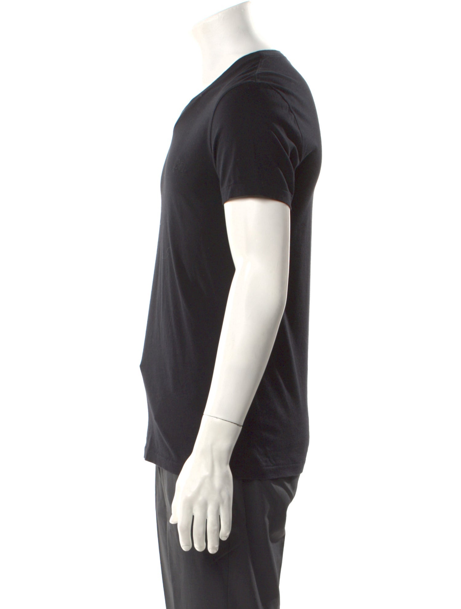 Burberry V-Neck Short Sleeve T-Shirt