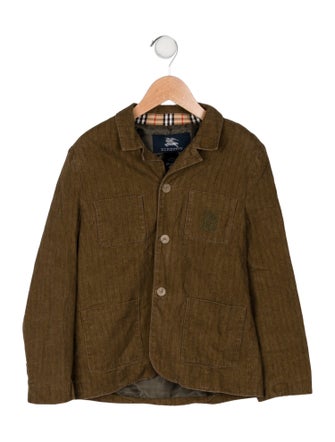 Burberry Burberry Boys' Solid Wool Jacket