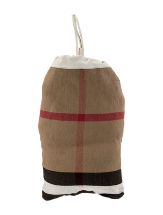 Burberry Canvas Bucket Bag