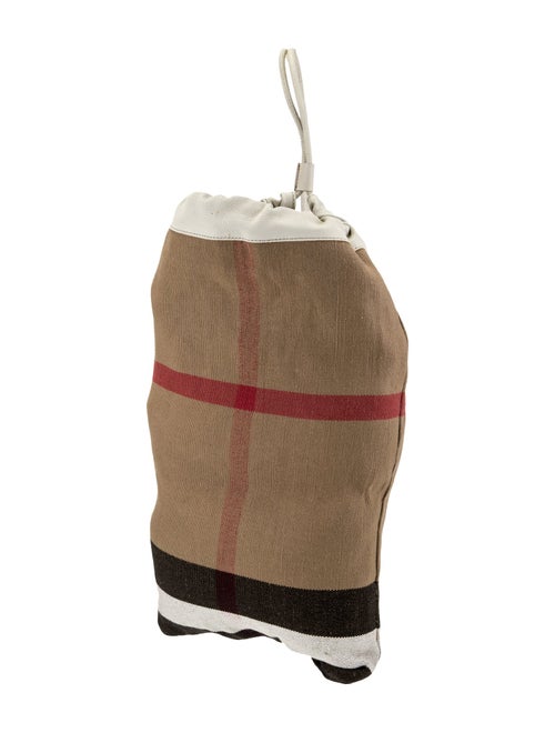 Burberry Canvas Bucket Bag