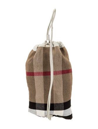 Burberry Canvas Bucket Bag