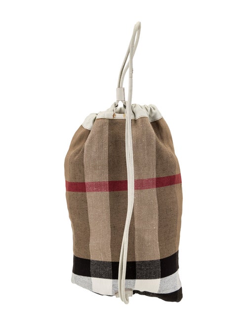 Burberry Canvas Bucket Bag