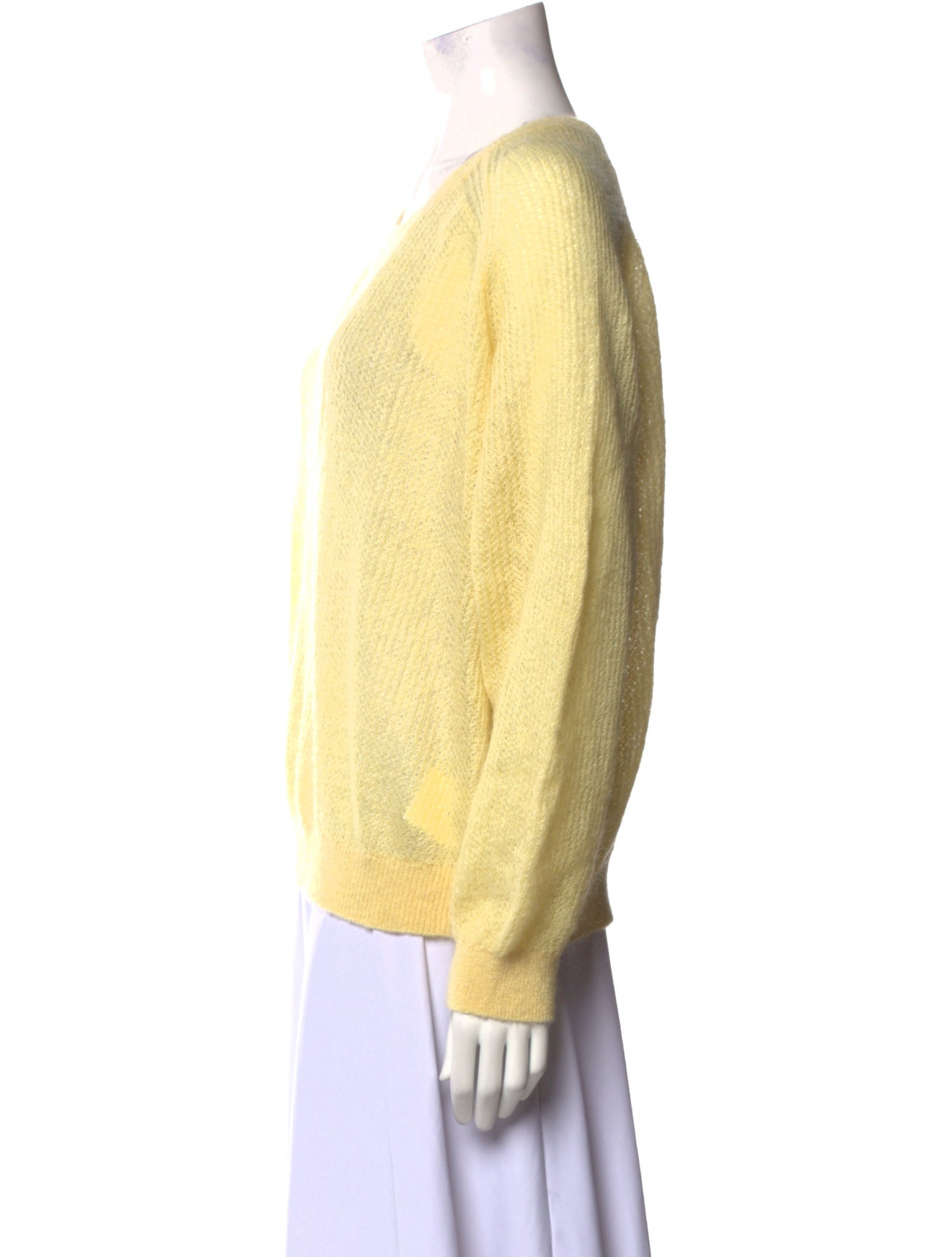 Burberry Mohair Scoop Neck Sweater