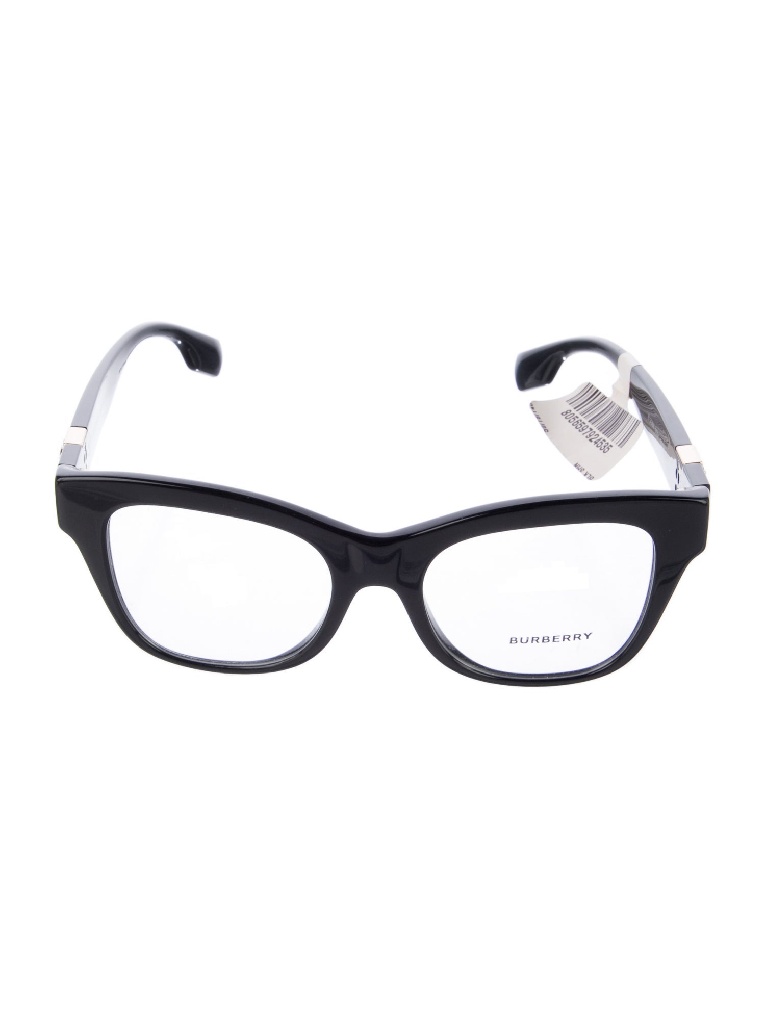 Burberry Nova Check Pattern Cat-Eye Eyeglasses