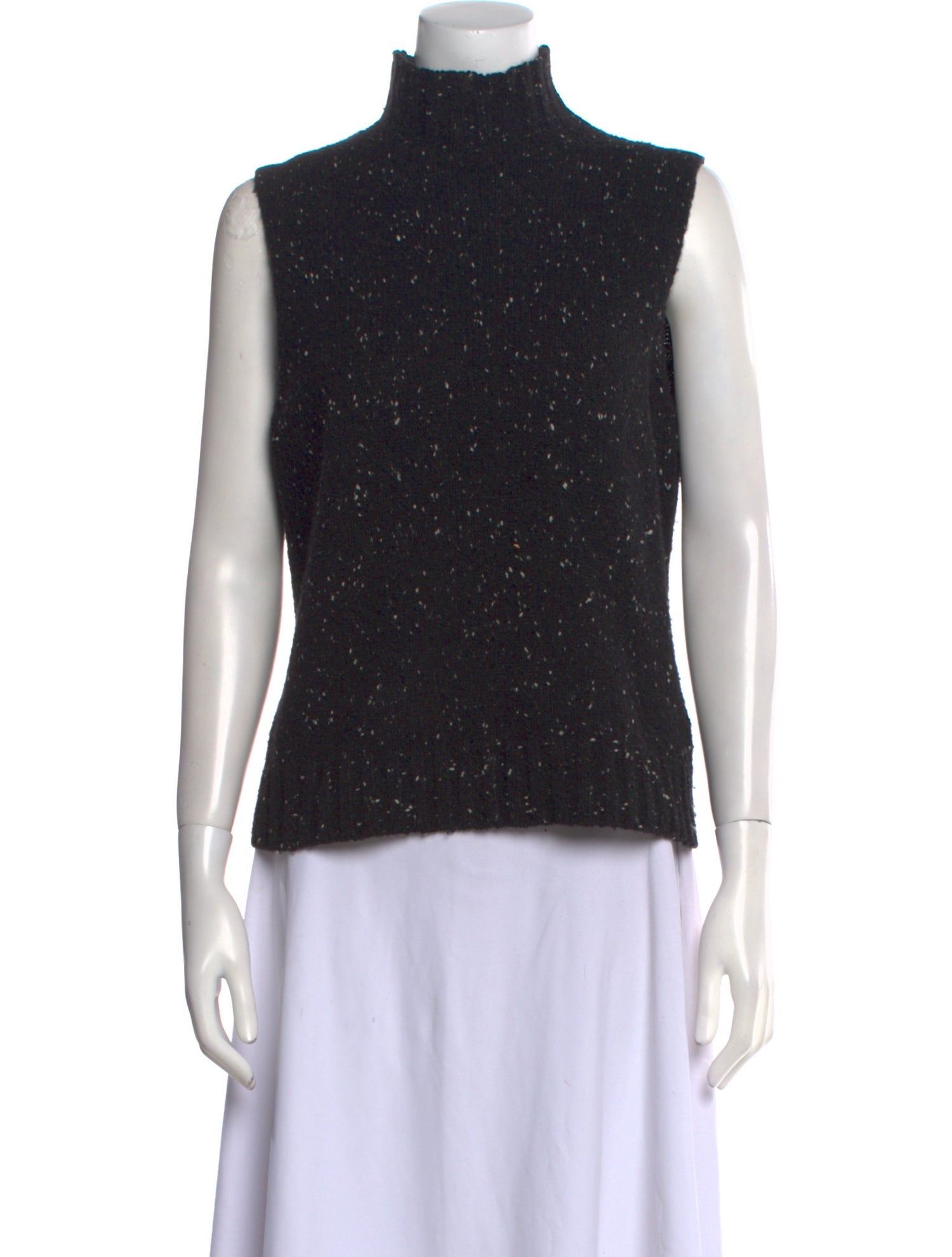 Burberry Virgin Wool Mock Neck Sweater