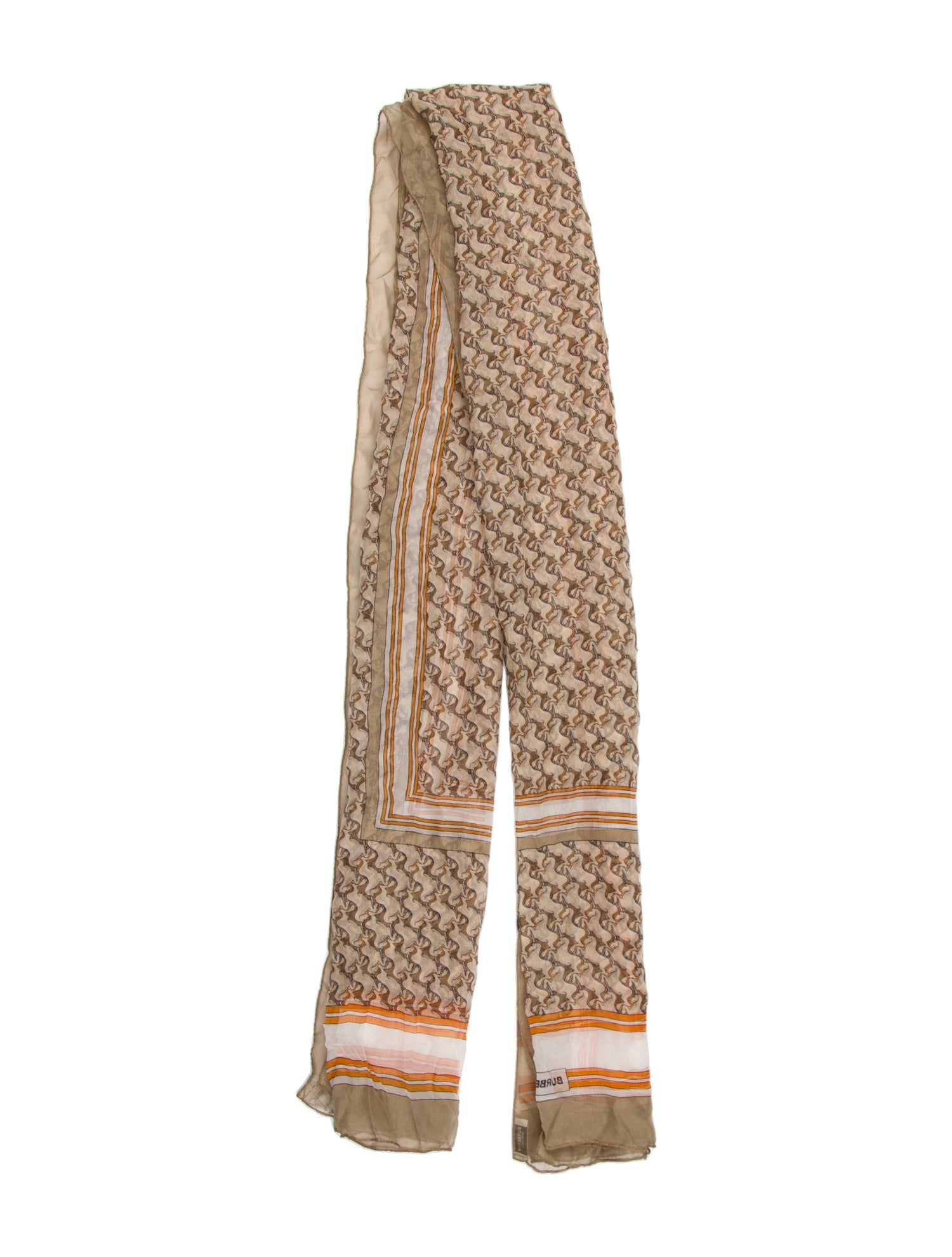 Burberry Silk Printed Scarf