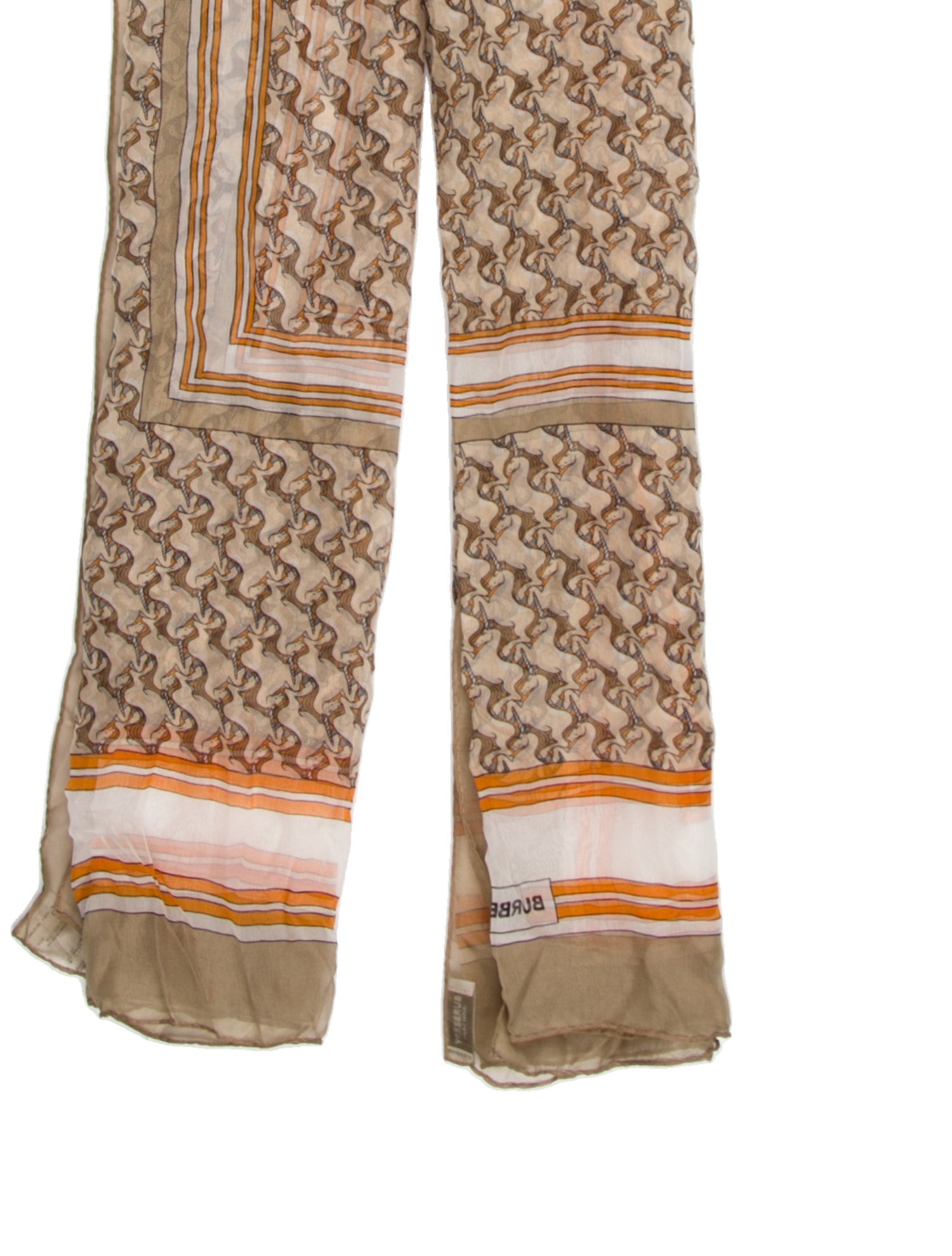 Burberry Silk Printed Scarf