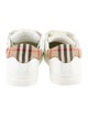 Burberry Leather Colorblock Pattern Sneakers