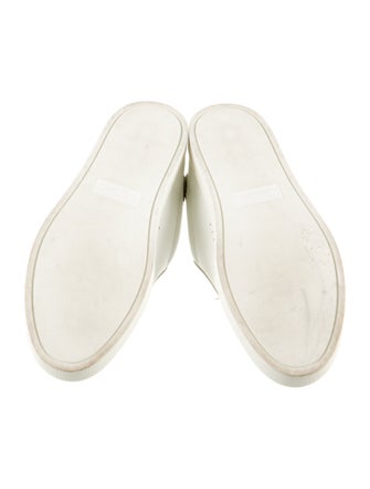 Burberry Leather Colorblock Pattern Sneakers