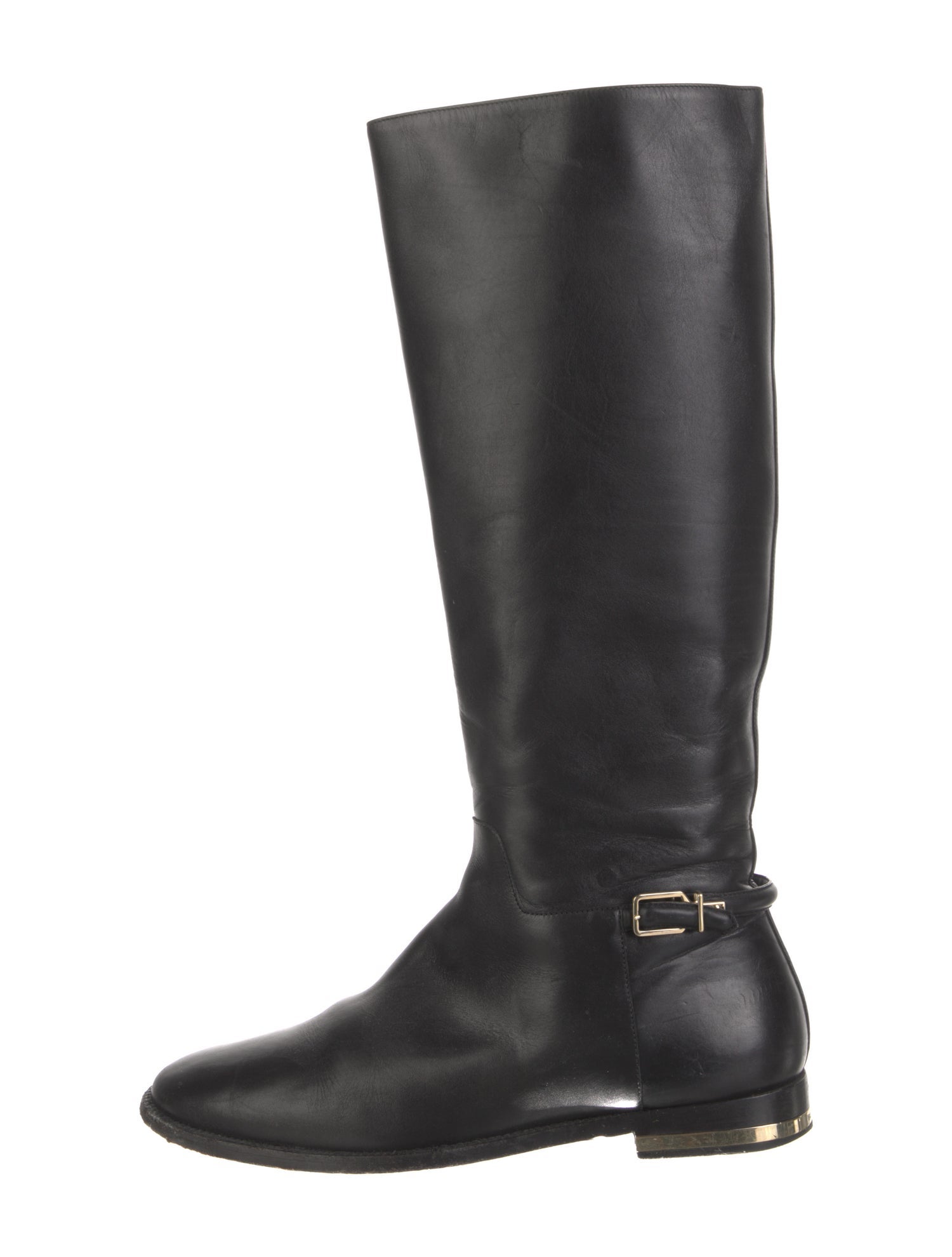 Burberry Leather Riding Boots