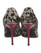 Burberry Ponyhair Animal Print Pumps