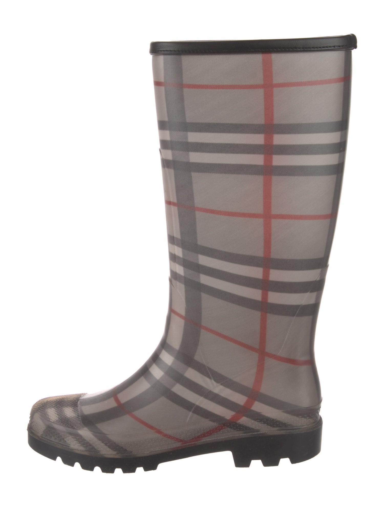 Burberry Rubber Printed Rain Boots