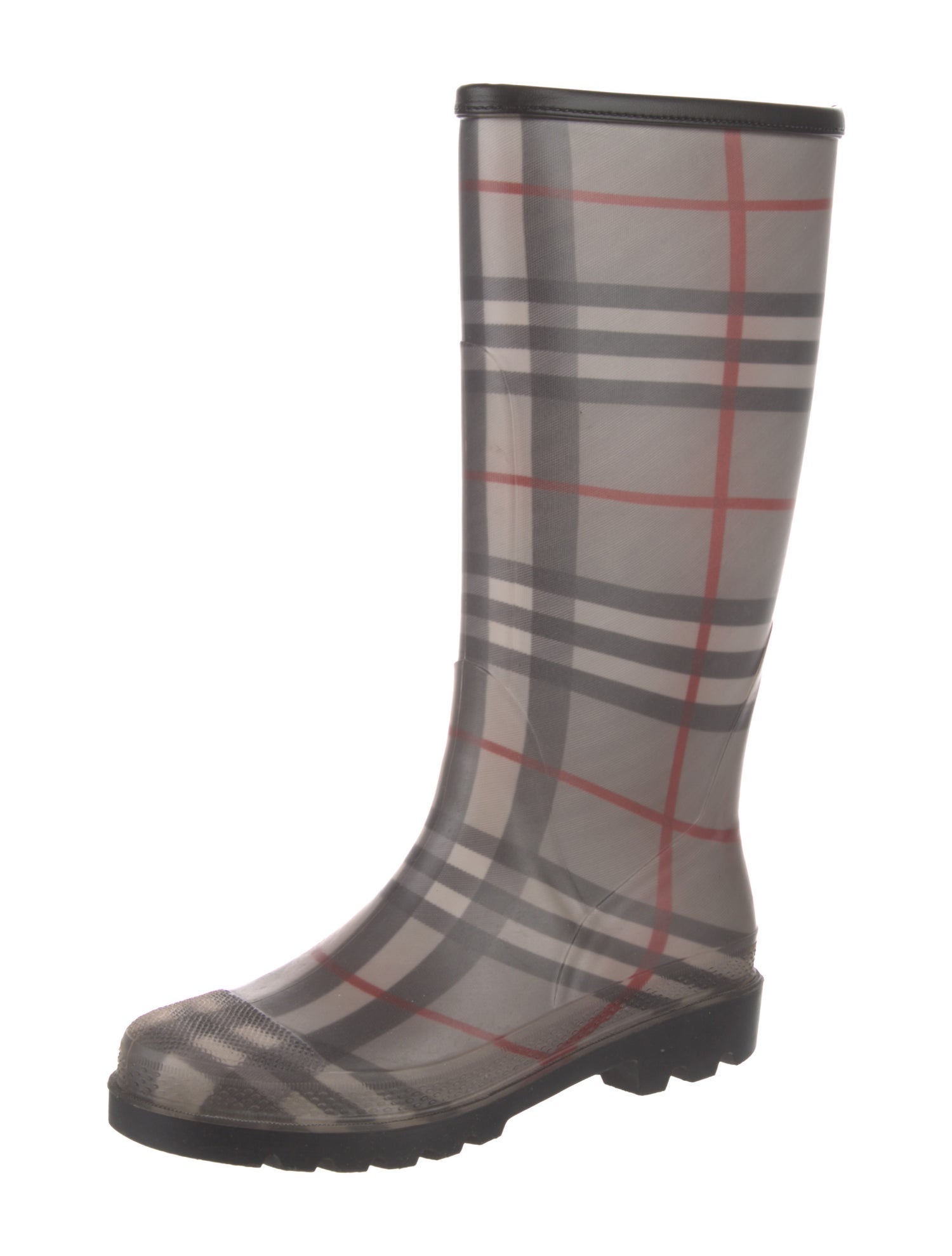 Burberry Rubber Printed Rain Boots