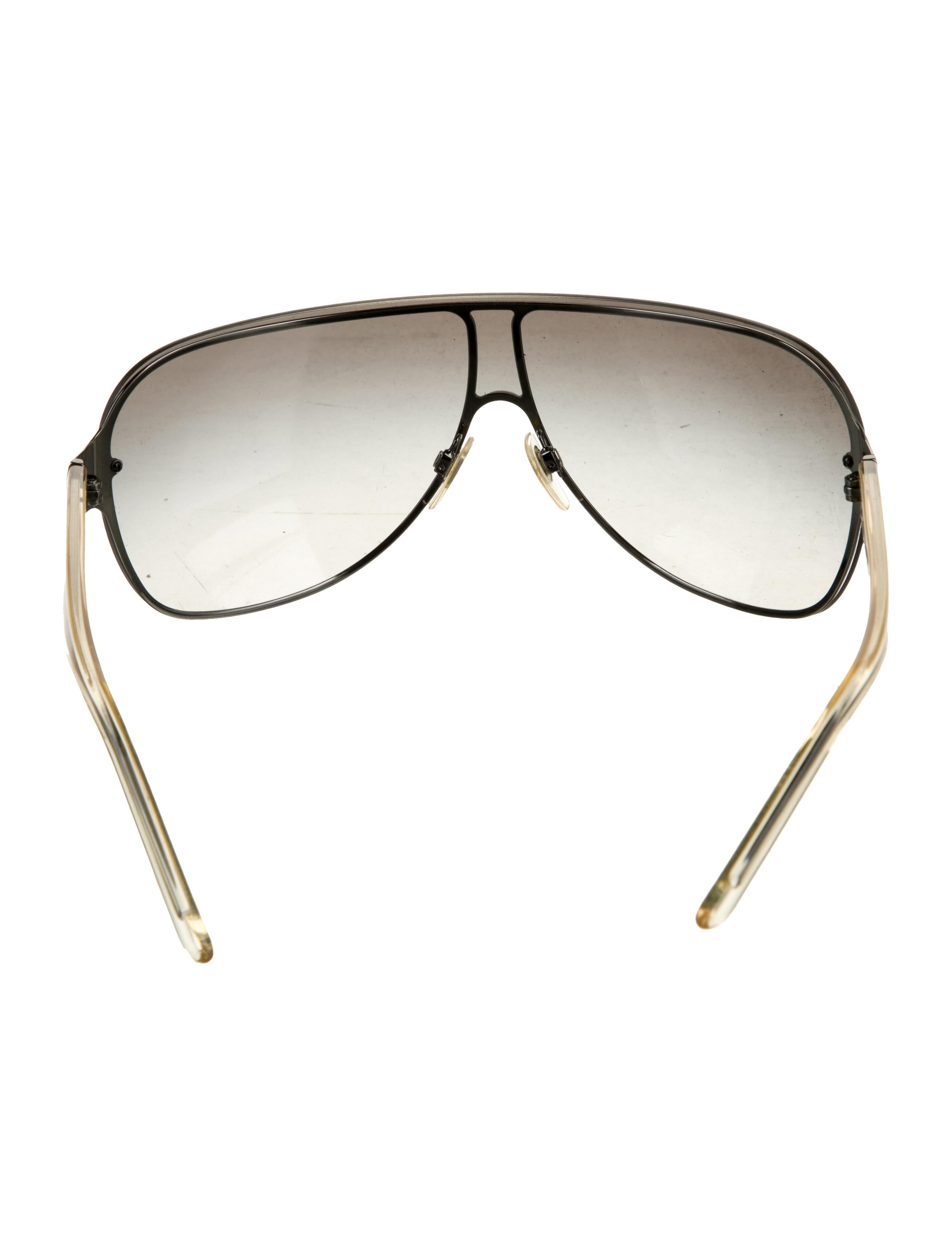 Burberry Nova Check Pattern Shield Sunglasses
