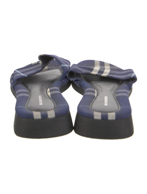 Burberry House Check Pattern Canvas Slides