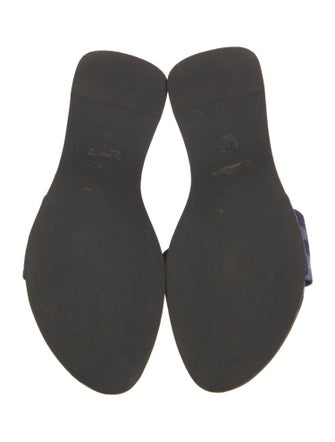 Burberry House Check Pattern Canvas Slides