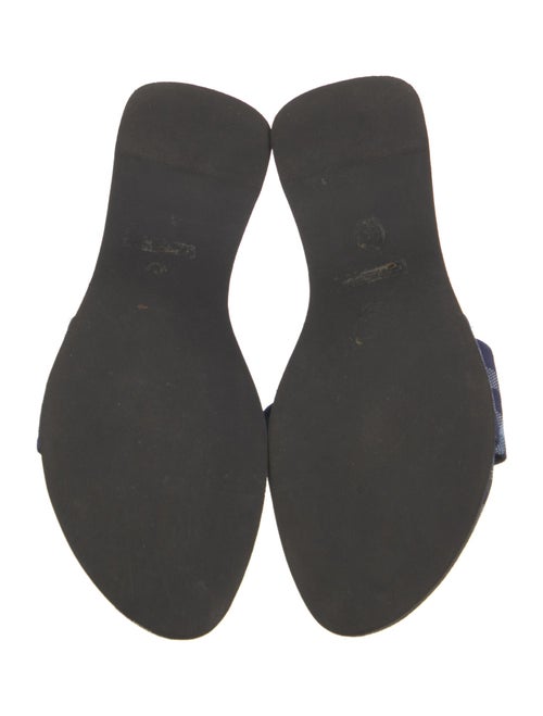 Burberry House Check Pattern Canvas Slides