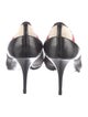Burberry House Check Pattern Leather Trim Embellishment Pumps