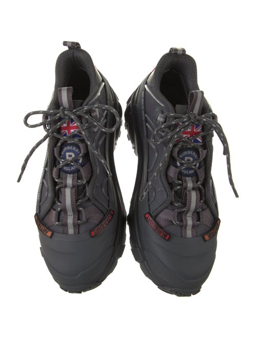 Burberry Nova Check Pattern Nylon Chunky Sneakers